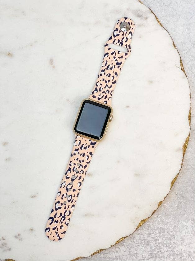 leopard print watch strap